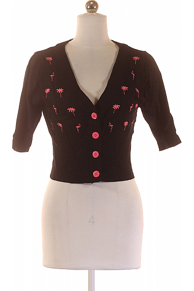 Dámské Bolerko Černé Second Hand Vel. S