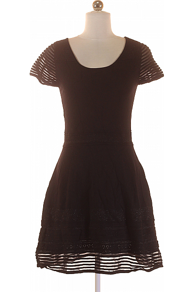  Šaty Pletené Černé PROMOD