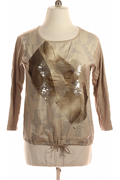 Le Comte Vzorovaná  Halenka Béžová Second Hand