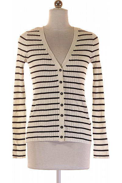 Dámský Cardigan Černobílý Vel. S