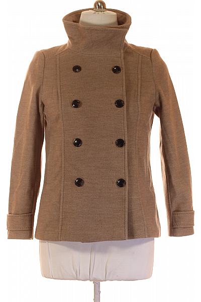 Dámský Kabát Béžový Vel.  44