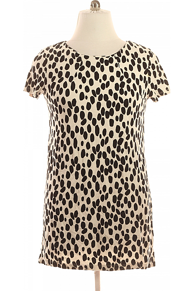 Šaty Černobílé Second Hand Vel. L