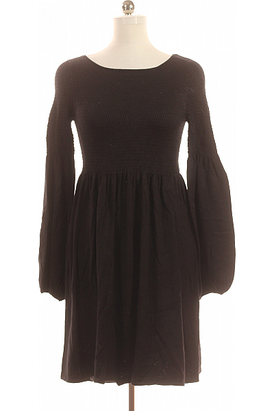 Tričkové  Šaty Černé VERO MODA Second Hand Vel.  M