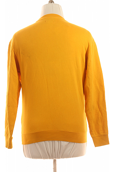 Pánská Mikina Bez Zapínání Oranžová REPLAY Vel. M