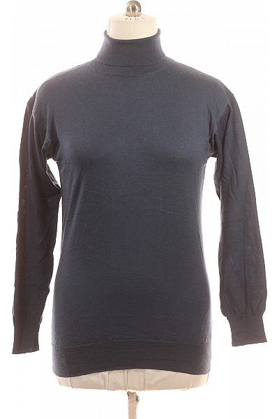 Pánský Svetr Modrý Second Hand Vel. 52/54