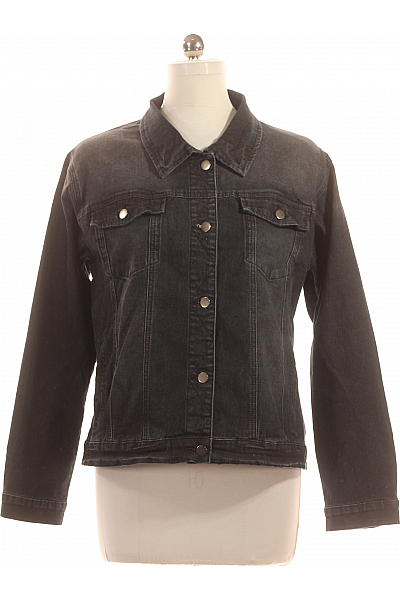 Dámská Přechodné Bundy Černá Second hand Vel. M