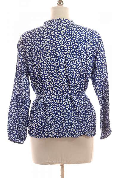 SAINT TROPEZ Vzorovaná Dámská Košile Modrá Vel. M