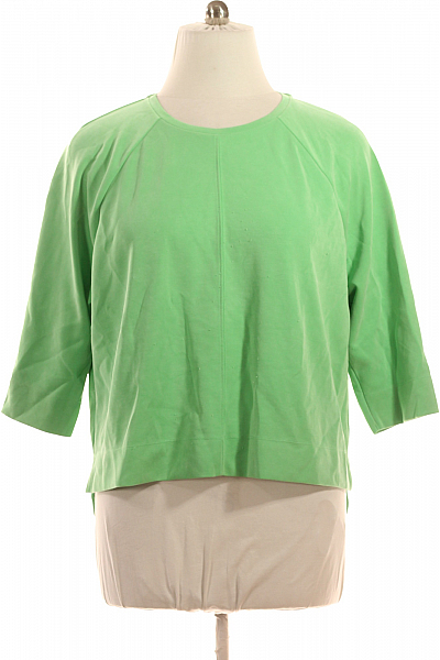 RICH&ROYAL Jednoduché Dámské Tričko Zelené Vel. L