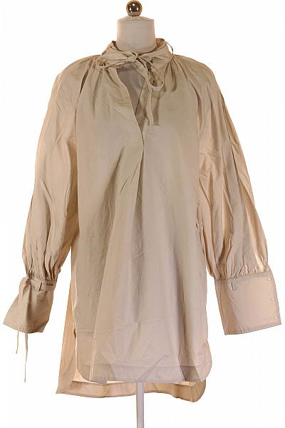 Košilové  Šaty Béžové Vel. S