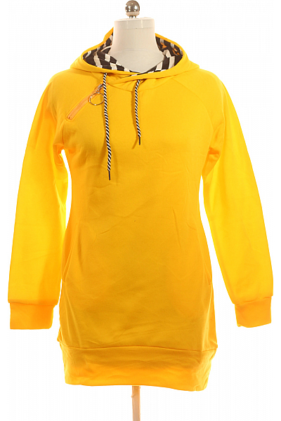 Dámská Mikina Žlutá Vel. L