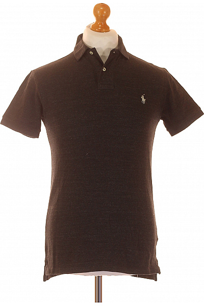 Pánské Tričko S Límečkem Černé Ralph Lauren Vel. M