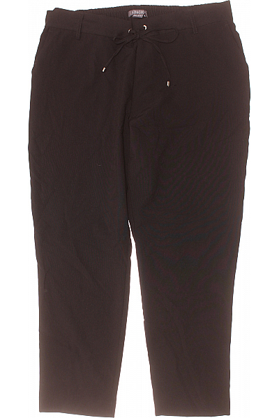 ADAGIO Dámské Kalhoty Rovné Černé Vel. 46