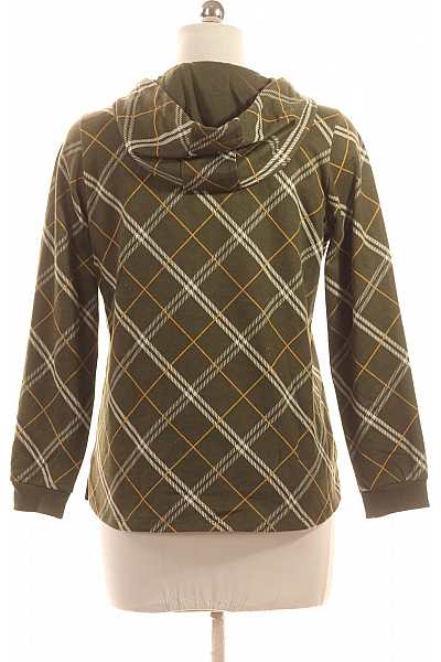 Dámská Mikina Bez Zapínání Zelená Vel. 38