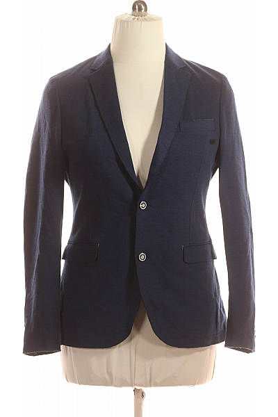 Born With Appetite Pánské Volnočasové Sako Modré Vel. 50