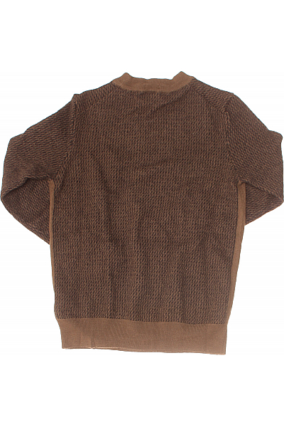 Hugo Boss Chlapecký Svetr Vlněné Khaki