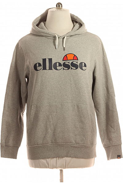 Ellesse Dámská Mikina Bez Zapínání Šedá Second Hand Vel. XL
