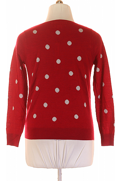 Max Studio  Halenka Pletená Vlněná Vínová Second hand Vel. XL