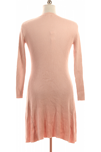 FB SISTER  Šaty Pletené Růžové Second hand Vel. M