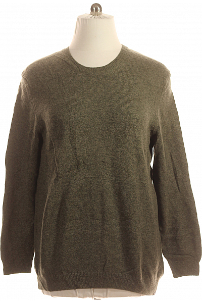Pánský Pulovr Vlněný Zelený BRAX Vel. 56