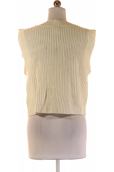 Kratká Dámská Vesta Béžová Vel. XS