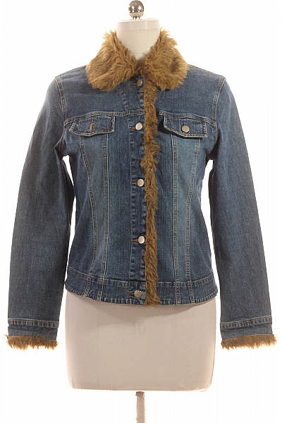 Dámská Bunda Modrá Vel. 40