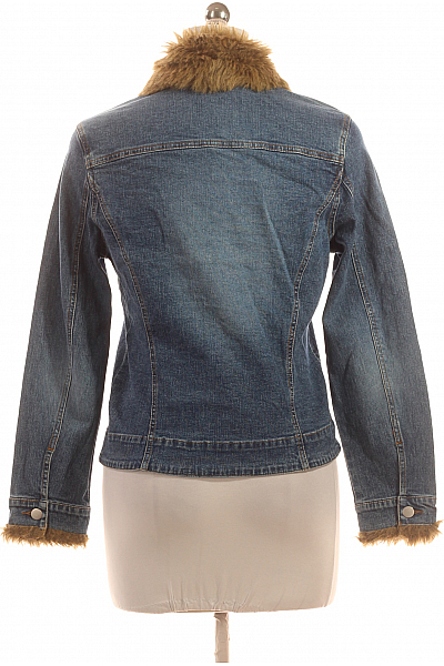 Dámská Bunda Modrá Vel. 40