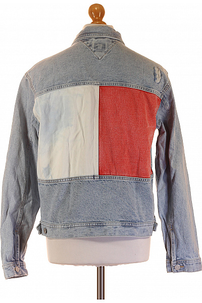 TOMMY HILFIGER Pánská Bunda Modrá Vel. M