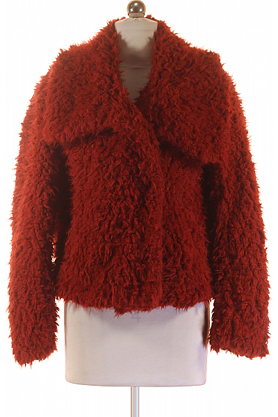 Dámský Kabát Vínový Primark Vel. S