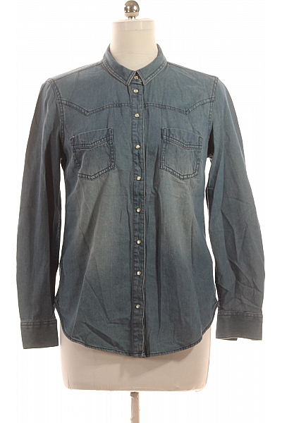 Esmara Riflová Dámská Košile Modrá Vel. 40