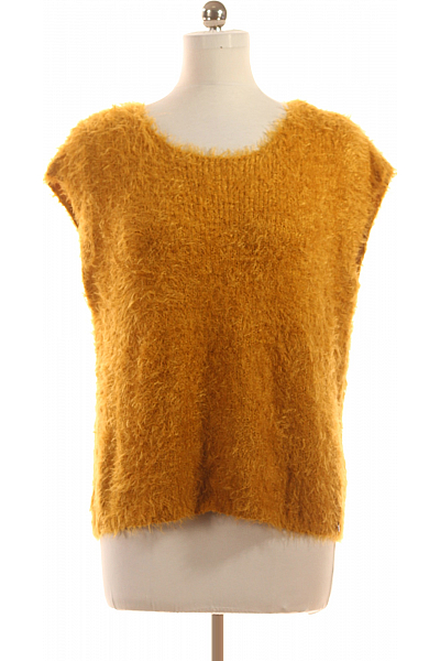 Teplá Dámská Vesta Žlutá TAIFUN Second Hand