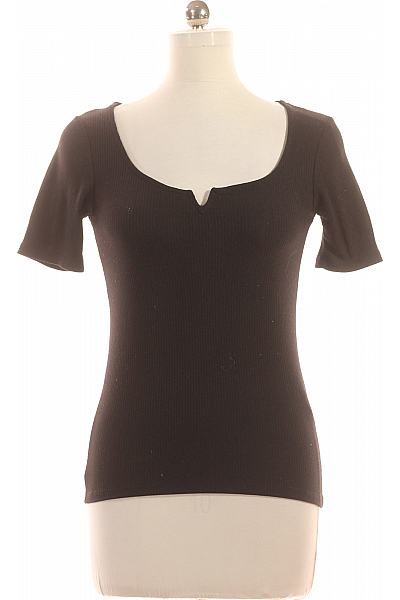 CLOCKHOUSE Dámské Tričko Černé Second Hand Vel. L