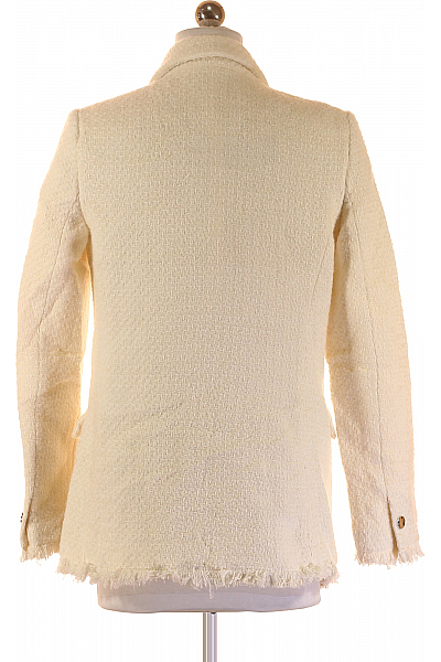 Teplé Dámské Sako Bílé MANGO Vel. S