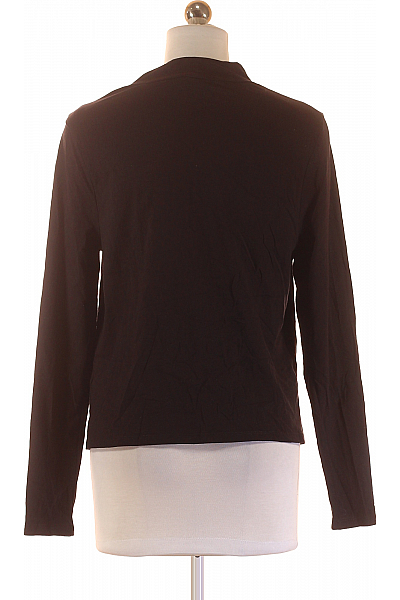 Jednoduché Dámské Tričko Černé New Look Second hand Vel. 44