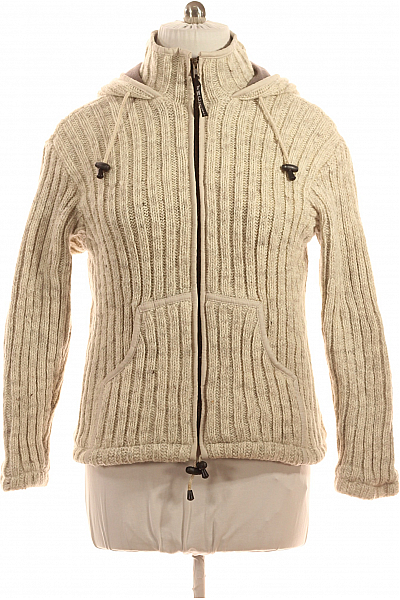 Pánská Přechodné Bundy Vlněná Béžová Naturaline Vel. M