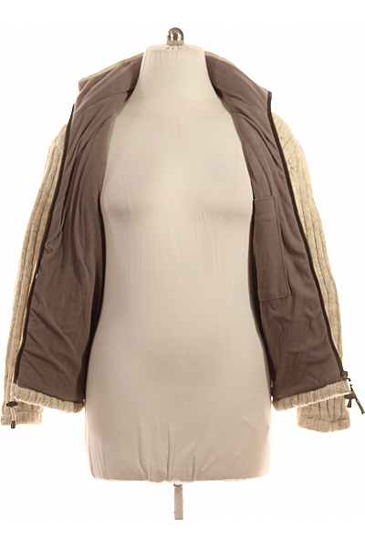 Pánská Přechodné Bundy Vlněná Béžová Naturaline Vel. M