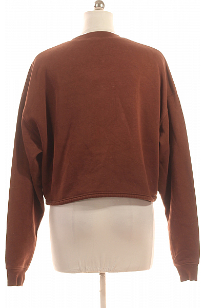 Dámská Mikina Bez Zapínání Hnědá Vel. 40