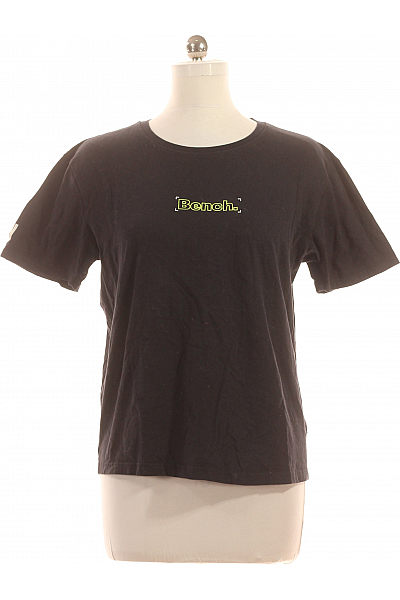 BENCH. Dámské Tričko S Potiskem Černé Vel. L