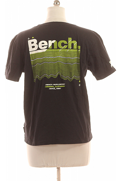 BENCH. Dámské Tričko s Potiskem Černé Vel. L
