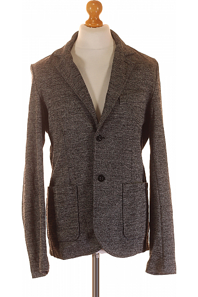Pánské Sako Šedé Vel. M