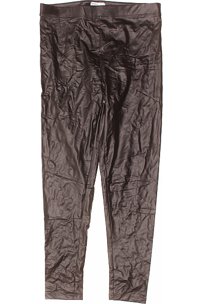 Bershka Dámské Kalhoty Rovné Černé Second Hand Vel. XL