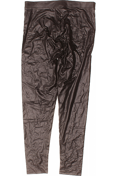 Bershka Dámské Kalhoty Rovné Černé Second hand Vel. XL