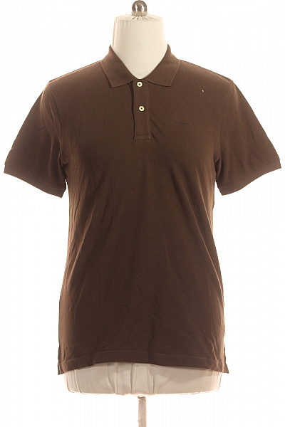 Pánské Tričko S Límečkem Hnědé GANT Vel. L