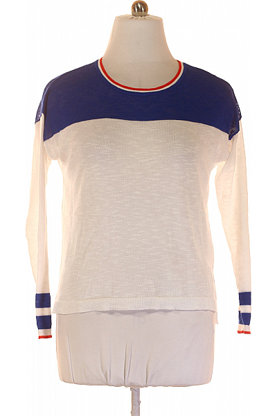  Halenka Pletená Bílá Second Hand Vel.  L