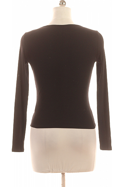 Monki Dámské Tričko Kožešinové Černé Second hand Vel. M