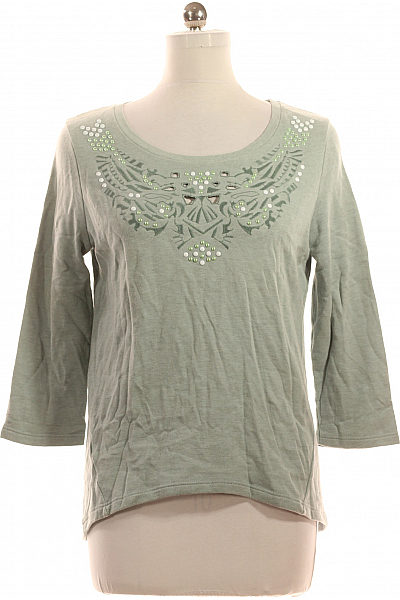 Dámské Tričko Zelené PROMOD