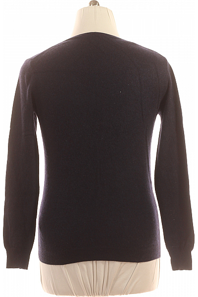 Pánský Svetr Kašmírový Modrý Vel. L