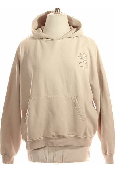 Dámská Mikina Béžová Second Hand Vel. XL