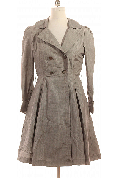 Dámský Kabát Šedý Vel. M