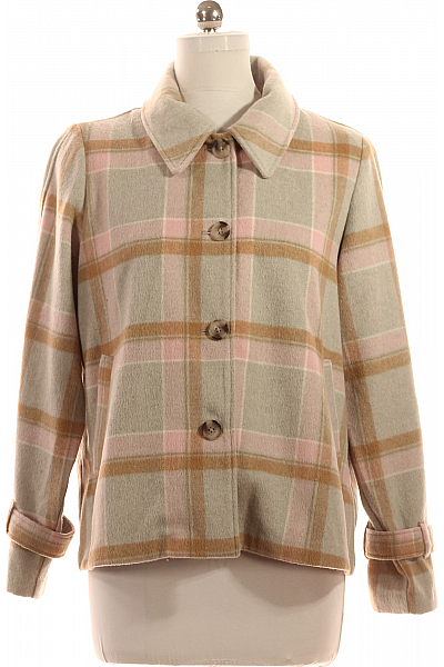 Krátký Dámský Kabát Barevný VERO MODA Second Hand Vel. M