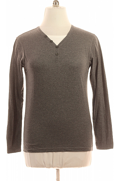 Jednoduché Pánské Tričko Šedé Vel. 48/50